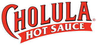 Cholula Hot Sacue's company logo in full color used on many branded materials.