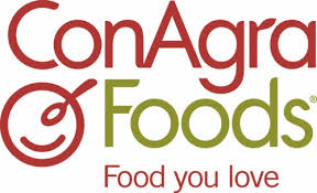 ConAgra's logo in full color used on many branded materials.