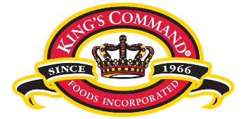 King's Command's company logo in full color used on many branded materials.