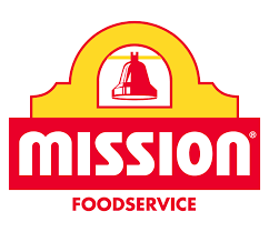 Mission Foodservice's company logo in full color used on many branded materials.