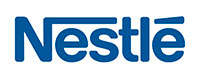 Nestle's company logo in full color used on many branded materials.