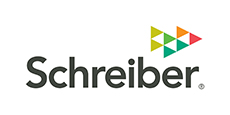 Schreiber's company logo in full color used on many branded materials.