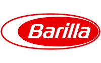 Barilla's company logo in full color used on many branded materials.